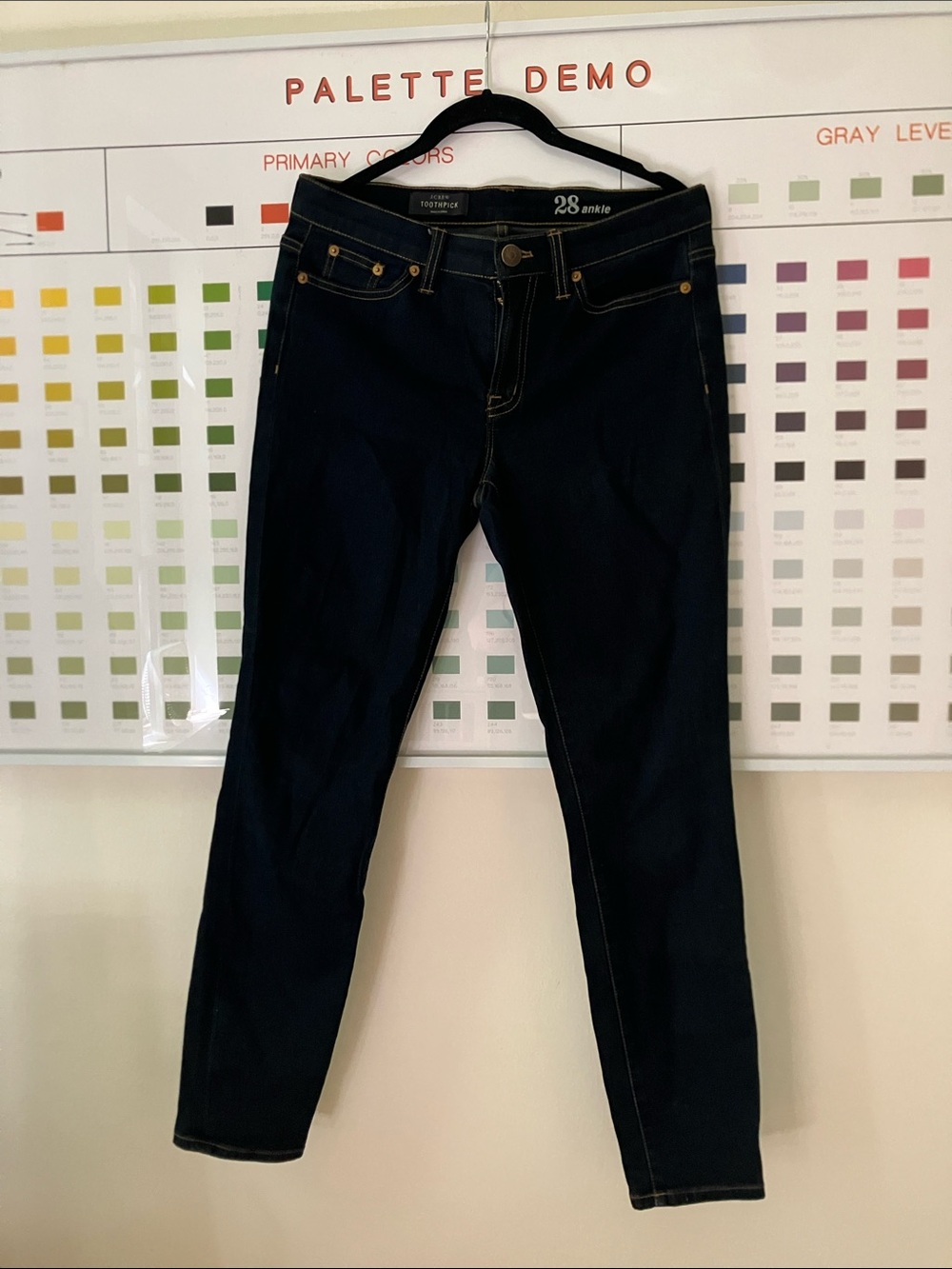 J. Crew Dark Toothpick Skinny Jeans